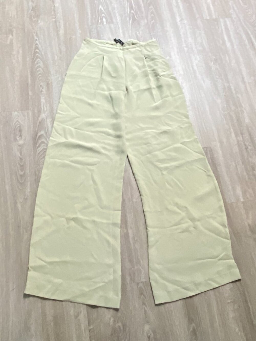 New Lafayette 148 NY Silk Wide Leg Pleated High Rise Preppy Office Pants XS/S